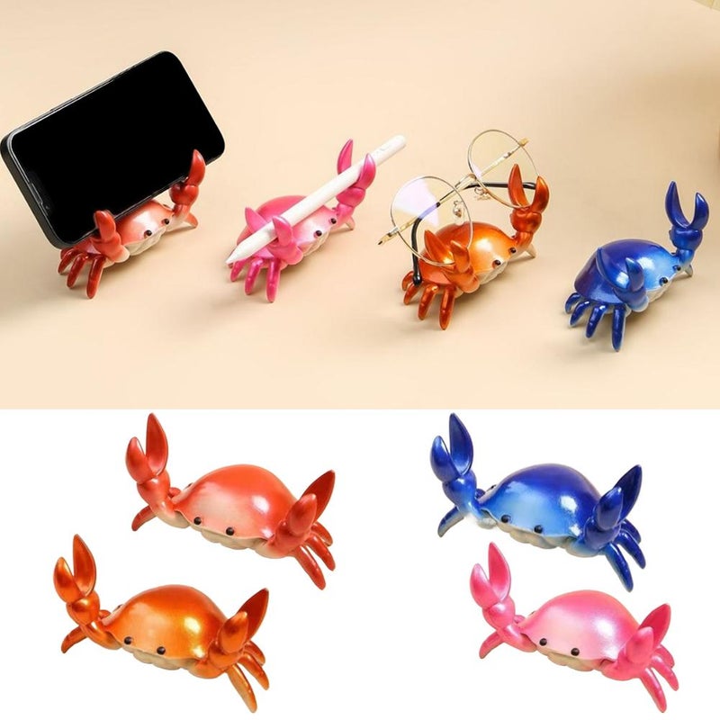 Crab Pen Holder - Weightlifting Crab Desk Organizer, Cute & Funny Pen Pencil Makeup Brush Holder, Creative Office & Home Decor Accessory Gift (style H) - Image 3